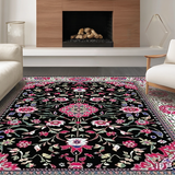 Rustic Floral Fantasy Composition(Black)