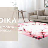 Graceful Modern Floral Fusion(Pink)