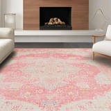 Contemporary Distressed Artistic Flair(Pink)