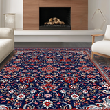 Artful Contemporary Fringe Accent(Blue)