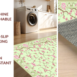 Whimsical Nature Inspired Bloom Motif(Beige)