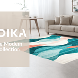 Artful Distressed Colorful Swirls(Blue)