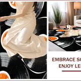 Vinyl Record Semi Circle(Black)