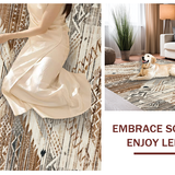 Artisanal Cozy Patterned Composition(Brown)