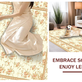 Elegant Curvilinear Floral Flourish(Beige)