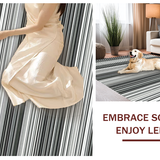 Modern Rustic Striped Visual Appeal(Black)