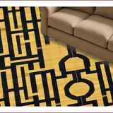 Chic Abstract Black and Gold(Black)