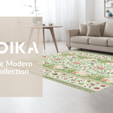 Rustic Cream Botanical Print(Green)