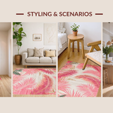 Modern Distressed Geometric Shapes(Pink)