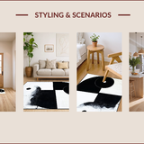 Contemporary Monochrome Yin Yang(Black)