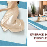 Minimalist Aqua Accented Design(White)