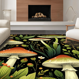 Whimsical Moth and Mushroom Fusion(Green)