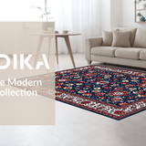 Contemporary Abstract Floral Touch(Blue)