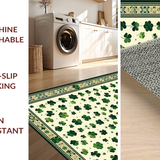Traditional Shamrock Patterned Decor(Green)