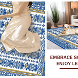 Modern Nautical Patterned Mat(Blue)