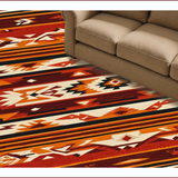 Bold Geometric Vintage Motif(Brown)
