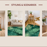 Lush Green Fern Motif(Green)