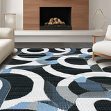 Minimalist Curvilinear Graphic Style(Black)