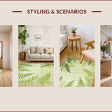 Contemporary Geometric Textured Appeal(Green)