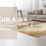 Playful Wildlife Motif Accent(Beige)