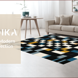 Elegant Monochrome Geometric Arrangement(Gray)