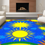 Charming Pastel Sunray Motif(Yellow)