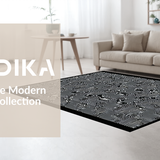 Luxurious Zebra Geometric Texture(Black)