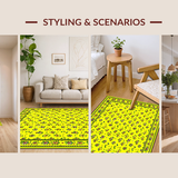 Elegant Classic Floral Motif(Yellow)