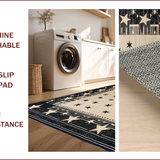 Charming Primitive Half Circle Design(Beige)