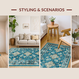 Modern Botanical Print Aesthetic(Blue)