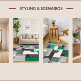 Contemporary Abstract Green Aesthetic(Gray)