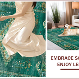 Rustic Ethnic Patterned Delight(Blue)