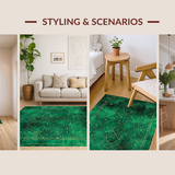 Minimalist Emerald Ogee Composition(Green)