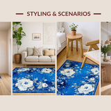 Luxurious Ornate Floral Design(Blue)