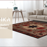 Primitive Cozy Geometric Motif(Beige)