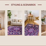 Rustic Boho Tiled(Purple)