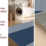 Artful Navy and White Composition(Blue)