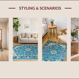 Timeless Geometric Blue Harmony(Blue)