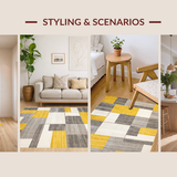Modern Tan Gray Color Fusion(Yellow)