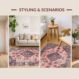 Chic Pastel Abstract Textures(Red)