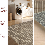 Minimalist Striped Composition in Natural Colors(Beige)