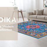 Artful Rustic Color Burst Design(Blue)