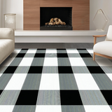Sophisticated Black White Geometric Appeal(Black)