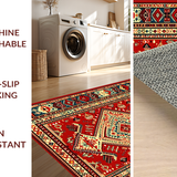 Chic Pastel Geometric Accents(Red)