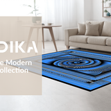 Contemporary Optical Illusion Design(Blue)
