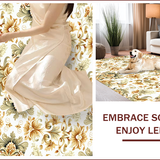 Vintage Floral Non Slip Entryway(Beige)