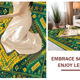 Vibrant Rustic Geometric Touch(Green)