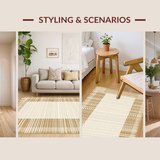 Modern Light Brown Striped Look(Beige)