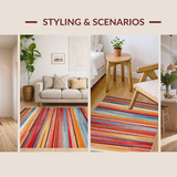 Artful Reversible Textile Design(Red)