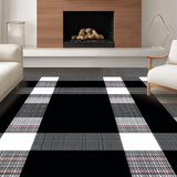 Elegant Farmhouse Checkered Texture(Black)